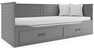 Posteľ do spálne - Hermes skladacie lôžko + matrace 80x200 + zásuvky