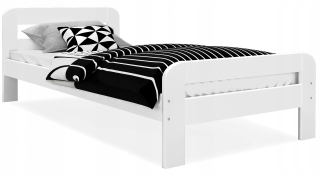 Posteľ do spálne - Spálňa posteľ 90x200 biela dallas
