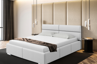 Posteľ do spálne - Čalúnené posteľ 160x200 kontajner+rám+matrac