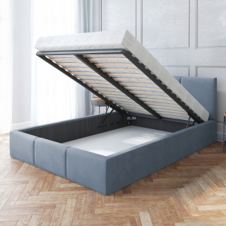 Posteľ do spálne - Matrac 180x200 vrecko 9 zóny smaragd