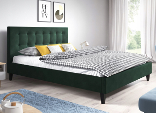 Posteľ do spálne - Čalúnená posteľ Dawid 180 Velvet Velvet Velvet
