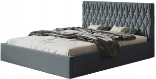 Posteľ do spálne - Čalúnená posteľ Milan Slim 160x200 Nádher