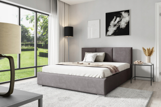 Posteľ do spálne - Čalúnené lôžko 160x200 rám+kontajner