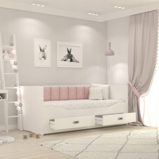 Posteľ do spálne - Šatník pax hemnes 200 cm so zrkadlom šatníkovej bielej