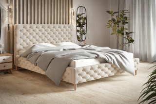 Posteľ do spálne - Čalúnené posteľ s Versailles Lite 160x200 rám