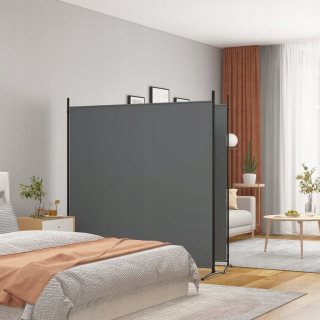 Stena, paraván do spálne - Lumark 2-Bar Screen, Anthracite, 348 x 180