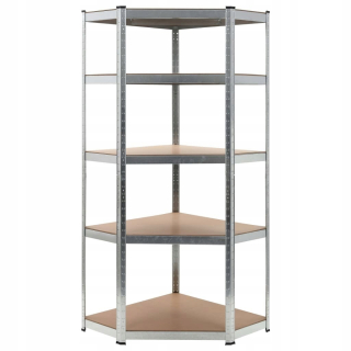 Regál policový - Lumarko Warehouse Police, Silver, 75x75x180 cm, s