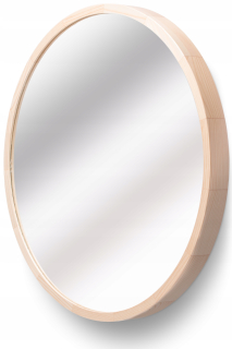 Zrkadlo do predsiene - Round Funel Mirror Fi700 Drevená borovica