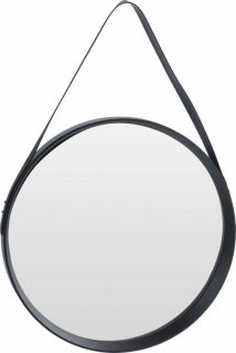 Zrkadlo do predsiene - Mousse Mirror Black 51 cm