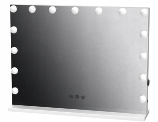 Zrkadlo do predsiene - Make -up zrkadlo s osvetlením LED, USB 58x43 cm