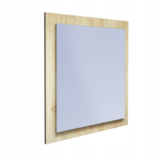 Kúpelňové zrkadlo - Kúpeľňové zrkadlo Bright Oak Mat 60 x 70 cm Sicily