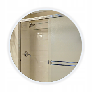 Kúpelňové zrkadlo - Okrúhle kúpeľňové zrkadlo 40 cm podsvietenia LED