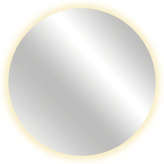 Kúpelňové zrkadlo - Okrúhle kúpeľňové zrkadlo 60 cm teplá farba