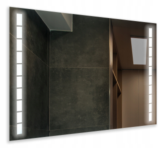 Kúpelňové zrkadlo - Eta 80x60cm LED kúpeľňa zrkadlo