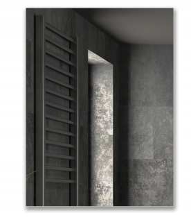 Kúpelňové zrkadlo - LED obdĺžnikové zrkadlo Milano 50x70cm