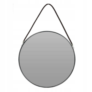 Zrkadlo do predsiene - Nástenné zrkadlo visiaci kovový dekoratívny pás 38 cm