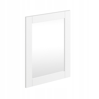 Biele borovicové zrkadlo 60x75 Belluno Elege Pl037b