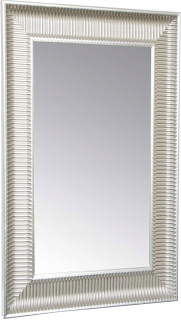 Zrkadlo do predsiene - Zrkadlo v drevenom ráme strieborné 50x80 (48x78)