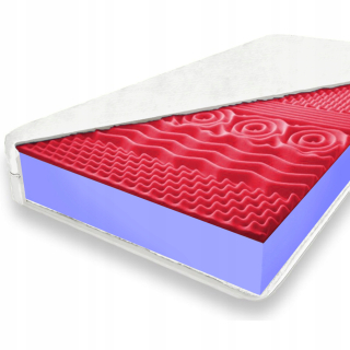 Matrac na posteľ - Matrac 140x200 Penové masírovanie tvrdej H4 25 cm