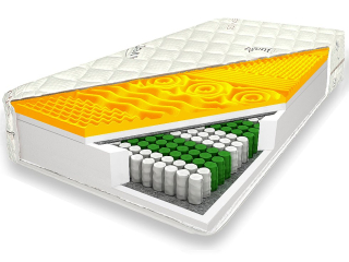 Matrac na posteľ - Matrac 140x200 Profilovaný vreckový pamäť lux
