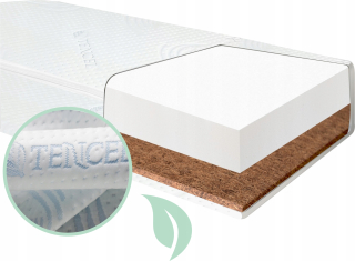Matrac na posteľ - PENOVÝ MATRAC COMFORT - KOKOS 190x90x10 cm