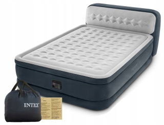 Matrac na posteľ - Nafukovacie velor matrace s čerpadlom na lôžko Intex