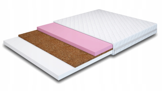 Matrac na posteľ - Topper Solid Visco Matract+Coconut+T25 160x200 8 cm