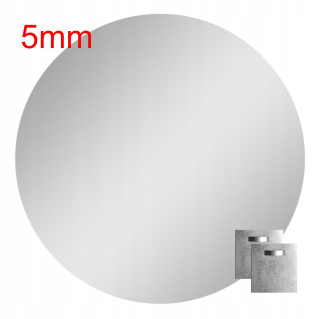 Kúpelňové zrkadlo - MCJ Round Mirror FI 70 cm rez + 2 prívesky