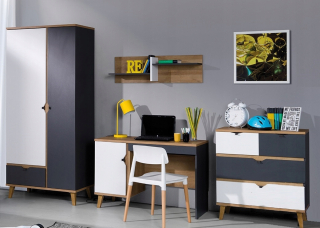 Sektorový nábytok do študenskej izby - Memone 4 Set Set Youth Furniture Deti