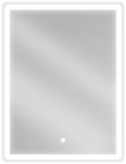 Zrkadlo do predsiene - Mexen Navia LED zrkadlo 60 x 80 cm