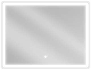 Zrkadlo do predsiene - Mexen Navia LED zrkadlo 80 x 60 cm