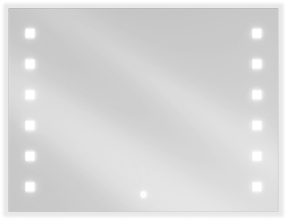 Zrkadlo do predsiene - MEXEN NER LED zrkadlo 80 x 60 cm