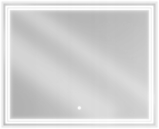 Zrkadlo do predsiene - Mexen Taco LED zvýraznené zrkadlo 100 x 80 cm