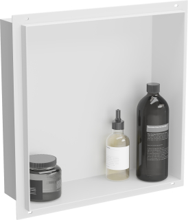 Kúpeľňová polica - MEXEN X-WALL-NR Wall Recess Recess Shelf 30x30 biela