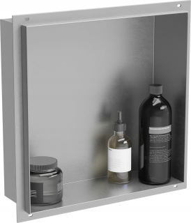 Kúpeľňová polica - MEXEN X-WALL-NR Wall Recess Recess Shelf 30x30 Inox