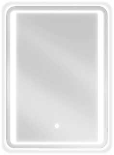 Zrkadlo do predsiene - Mexen Zusa LED zvýraznené zrkadlo 50 x 70 cm