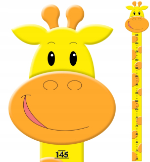Meter na meranie výšky detí - Miera priestoru pre deti