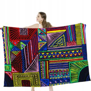 Prikrývka, prehozy na posteľ - Mäkká prikrývka pre posteľnú posteľnú posteľ 102 x 76 cm