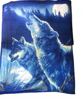 Prikrývka, prehozy na posteľ - Mäkká fleecová prikrývka 160x200 Dolphin Fleece Prikrývka