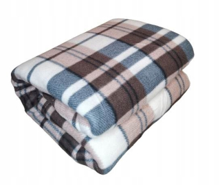 Prikrývka, prehozy na posteľ - Mäkká fleeceová prikrývka 200x220 Plaid Fleece Drays