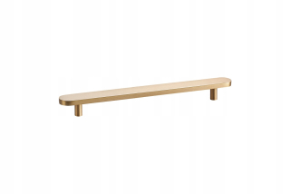 Úchytky na nábytok - Držiteľ mosadzného nábytku Amalfi 256 mm -100% mosadz
