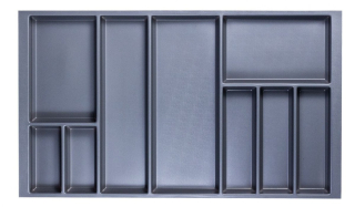 Podložka, organizér do zásuvky - Pohybovať zásuvka kazety 90 Blum 816x474 Anthracite