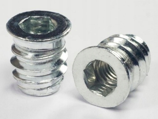 Matica závrtná s límcom - Dve -intint skrutky pre drevo M6x12 100ks