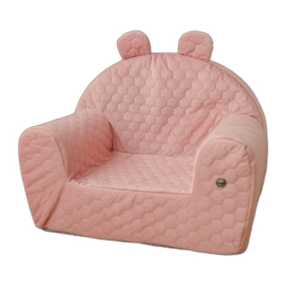 Kreslo do detskej izby - Muminky detské sedadlo Mini Pouf zamatové vzory