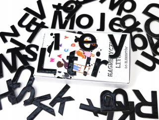 Magnetka pre deti - Magnety pre písmená puzzle chladničky 80 EL.