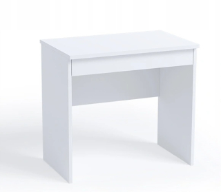 Písací stôl pre mládež - Malý počítačový stôl / 80 cm biela rohož