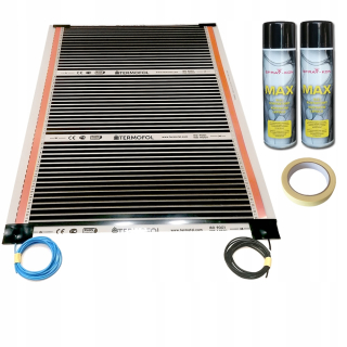 Zrkadlo do predsiene - Vykurovacia rohož pod zrkadlom Antiphae pre lepidlo 50x150 cm