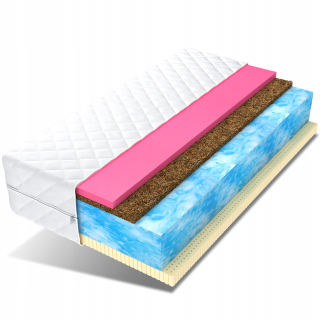 Matrac na posteľ - Matrac 100x200 Coconut Visco Latex Nature Porto