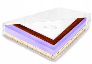 Matrac na posteľ - Masážna matrac 140x200 HR Visco Topper 8cm