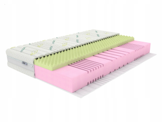 Matrac na posteľ - Matrac 180x200 25 cm HR40KG/m3+pamäť 7cm Vital H4